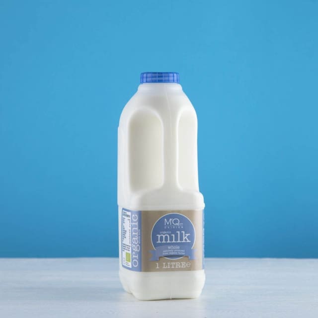 Organic Milk in Plastic Bottle - 1 Litre | McQueens Dairies