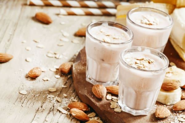 Homemade almond milk