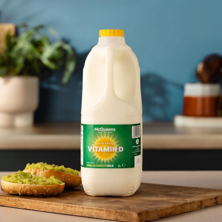 McQueens Dairies – Fresh Vitamin D Enriched Semi-Skimmed Milk – 2 Litre Carton 2 – mcqueensdairies.co.uk