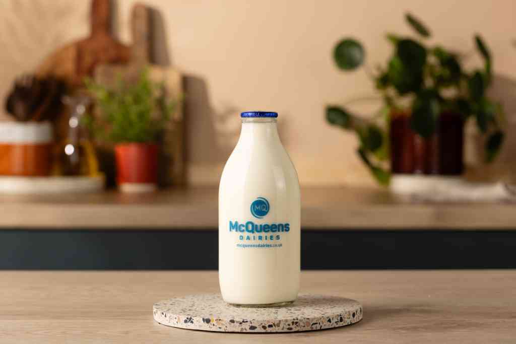 Milk in Glass Bottles