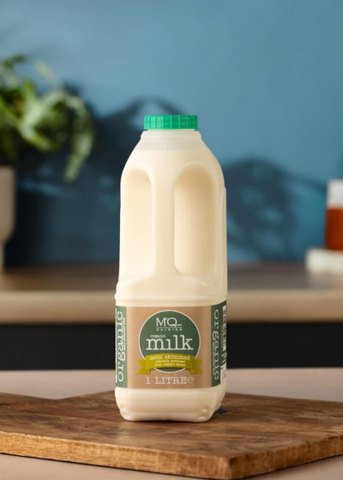 McQueens Dairies - Fresh Organic Semi-Skimmed Milk - 1 Litre Carton - mcqueensdairies.co.uk