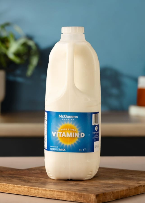 McQueens Dairies - Fresh Vitamin D Enriched Whole Milk - 2 Litre Carton - mcqueensdairies.co.uk