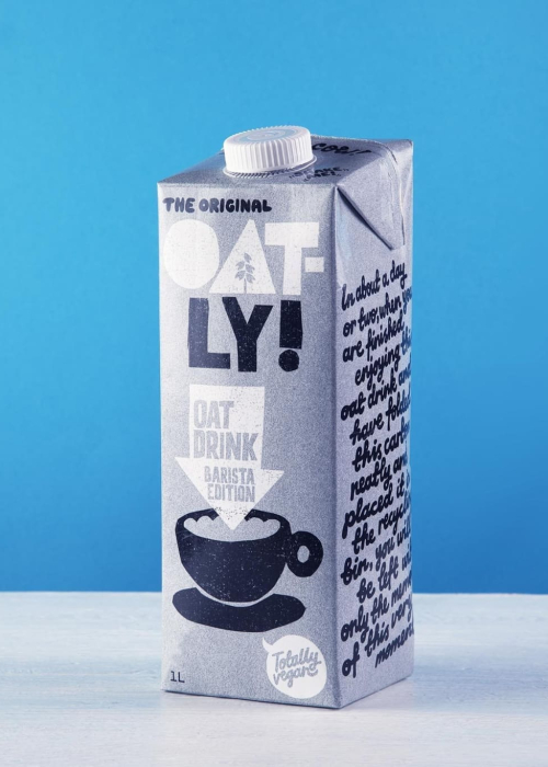 Oatly barista oat milk