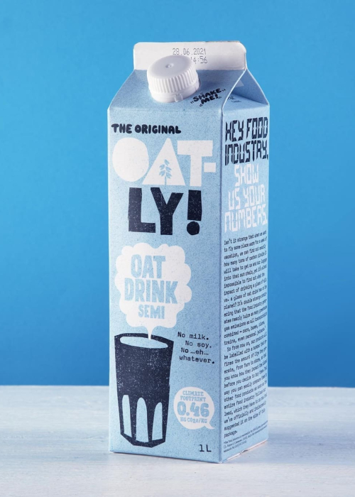 Oatly oat drink semi chilled